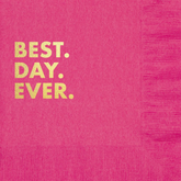 Best Day Ever Cocktail Napkin